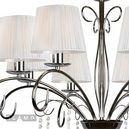 люстры подвесная люстра ilamp perfection rm7006/8cr, доставка по Казахстану 