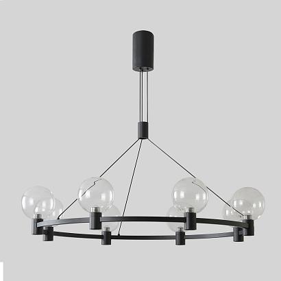 люстра crystal lux duet sp56w led black 4090/356, доставка по Казахстану 