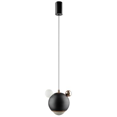 светильник подвесной crystal lux amigo sp led black crystal lux 1082/201, доставка по Казахстану 