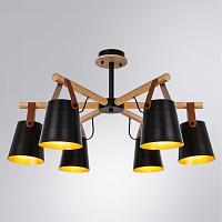 Дополнительная картинка Светильник потолочный Arte Lamp THOMAS A7032PL-6BK