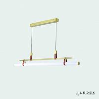 подвесной светильник iledex zoom 9498p-46w-3000k gold&brown&white iledex 9498p-46w-3000k gl-br-wh, доставка по Казахстану 
