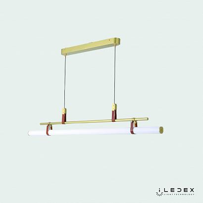 подвесной светильник iledex zoom 9498p-46w-3000k gold&brown&white iledex 9498p-46w-3000k gl-br-wh, доставка по Казахстану 
