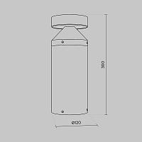 Дополнительная картинка Ландшафтный светильник Outdoor O591FL-L12GF3K