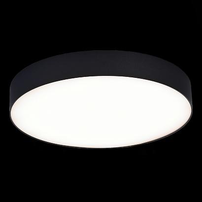 люстры st606.442.48 светильник потолочный черный led 1*48w 4000k 4 320lm ra>85 120° ip20 d400xh55 185-265v, доставка по Казахстану 