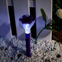 USL-C-417/PT305 Cадовый светильник на солнечной батарее Purple crocus. Серия Classic. Упаковка-пленка.