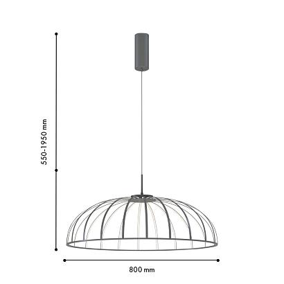 люстры подвесной светильник vertex 4285-8p, доставка по Казахстану 