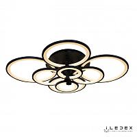 люстры потолочная светодиодная люстра iledex ring a001/8 bk, доставка по Казахстану 