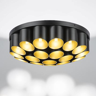 люстры 720227 (mx2095/22a) люстра siena 22х40w g9 черный/золото (в комплекте), доставка по Казахстану 