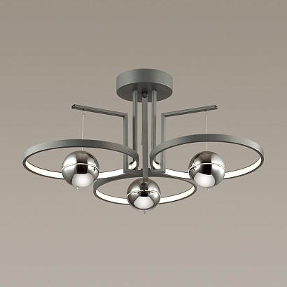 люстры потолочная светодиодная люстра odeon light lond 4031/40cl, доставка по Казахстану 