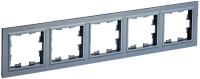 BRITE Рамка 5-мест. РУ-5-БрМ мар. IEK 