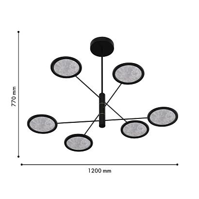 люстры подвесная люстра imma 4375-6p, доставка по Казахстану 