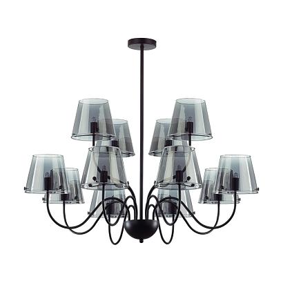 6570/12c  люстра потолочная smoky, доставка по Казахстану 