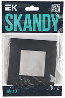 Дополнительная картинка SKANDY Рамка 1-мест. SK-F01G граф. IEK