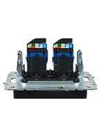 BRITE Роз. комп. 2-ая RJ45 кат.6 РК11-2-БрЧ черн. IEK 