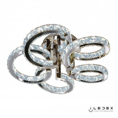 Потолочные Потолочный светильник iLedex Crystal Ice 16148/5 Хром, доставка по Казахстану 