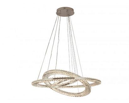 newport 8240 8243/900 chrome , подвесной светильник, chrome сlear crystal d40/65/90*h250 см led strip 140w 3100k 15400lm, доставка по Казахстану 