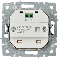 BRITE Подсветка LED встраиваемая ПЛ20-БрЖ жемч. IEK 