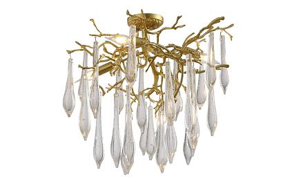 Потолочные Люстра Crystal Lux REINA PL5 D600 GOLD PEARL Crystal Lux 3580/105, доставка по Казахстану 