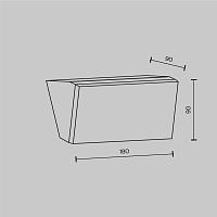Настенный светильник Outdoor O436WL-L10GF3K светильники