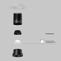 Дополнительная картинка Встраиваемый светильник Technical DL121-15W-4K-TRS-B