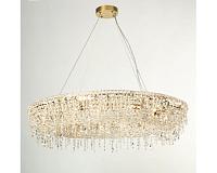 newport  подвесной светильник,polished champagne goldclear crystal d80*h18 cm g9 16*60w, доставка по Казахстану 
