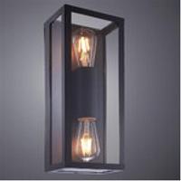 Дополнительная картинка Уличный настенный светильник Arte Lamp Belfast A4569AL-2BK