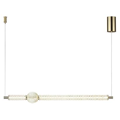 люстры 5008/28l l-vision odl24 467 подвесной светильник led 28w 4000k 2340лм crystal, доставка по Казахстану 