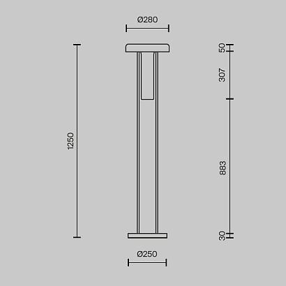 Напольный светильник (торшер) Maytoni MOD463FL-L24B3K Ikebana купить в Алматы svet.kz