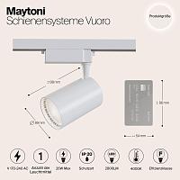 Дополнительная картинка Трековый светильник Maytoni Technical TR003-1-30W4K-W