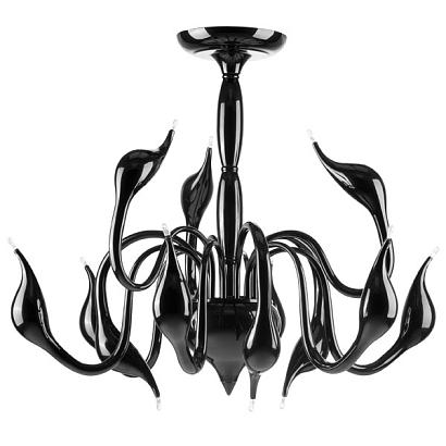 Потолочные Потолочная люстра Lightstar Cigno Collo Bk 751027, доставка по Казахстану 