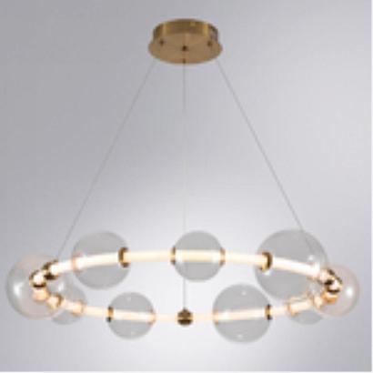 люстры подвесной светодиодный светильник arte lamp crocus a2780lm-40pb, доставка по Казахстану 
