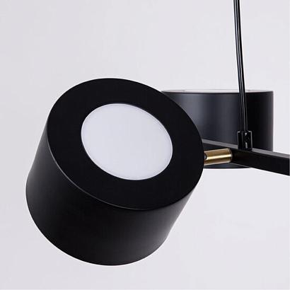 люстра на штанге arte lamp sebastian a7051sp-4bk, доставка по Казахстану 