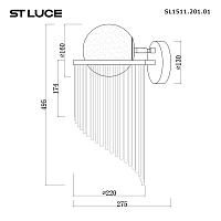 SL1511.201.01 Настенный светильник ST-Luce 