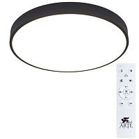 люстры потолочный светодиодный светильник arte lamp arena a2672pl-1bk, доставка по Казахстану 