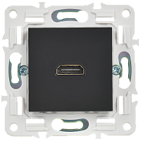 Дополнительная картинка SKANDY Роз. HDMI SK-H01Bl черн. IEK