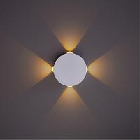 Дополнительная картинка Настенный светодиодный светильник Arte Lamp Tamburello A1525AP-1WH
