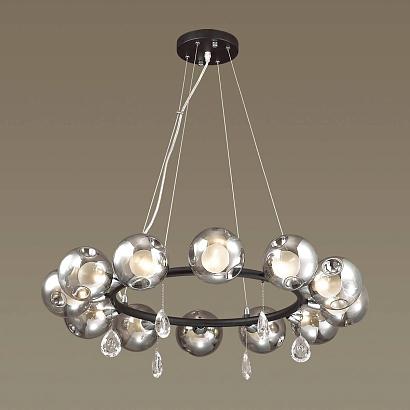 люстры подвесная люстра odeon light magno 3982/12, доставка по Казахстану 