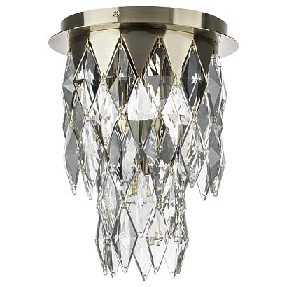 люстры 722063 потолочный светильник limpio 6х28w g9 бронза/прозрачный, доставка по Казахстану 