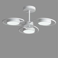 люстры 5657/36cl ledio ln23 белый светильник потолочный led 36w 1620лм 3000-6000к 220v evin, доставка по Казахстану 
