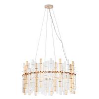 подвесная люстра arte lamp crystalla a4111lm-16go, доставка по Казахстану 