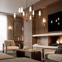 6625/8 odeon light люстра lolla, доставка по Казахстану 