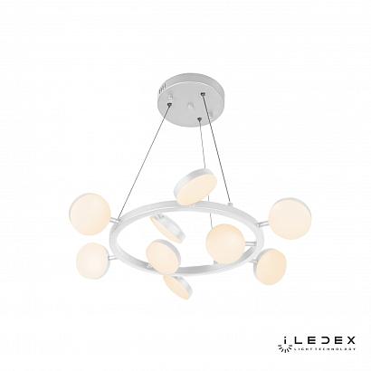 люстры подвесная светодиодная люстра iledex totes fs-016-d9 63w wh, доставка по Казахстану 
