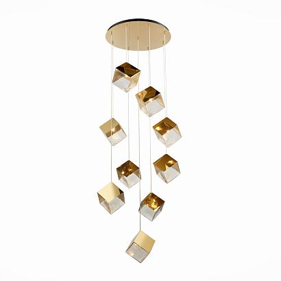люстры подвесная люстра st luce riello sl1182.203.09, доставка по Казахстану 