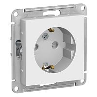 ATLASDESIGN РОЗЕТКА с заземлением со шторками, 16А, механизм, БЕЛЫЙ 