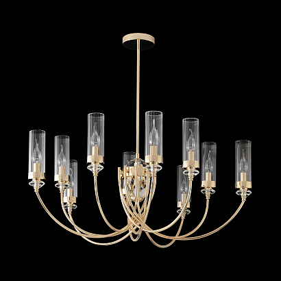 люстра crystal lux secret sp10 gold 4050/310, доставка по Казахстану 