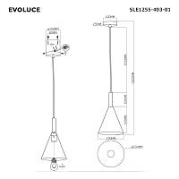 Дополнительная картинка SLE1255-403-01 Светильник подвесной 