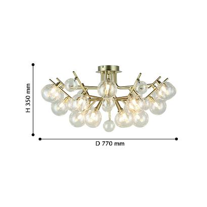 люстры потолочная люстра favourite lash 2524-18u, доставка по Казахстану 