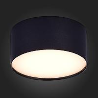 люстры st606.432.12 светильник потолочный черный led 1*12w 3000k 1 080lm ra>85 120° ip20 d120xh55 185-265v, доставка по Казахстану 