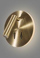 Настенный светильник Crystal Lux CLT 223W BZ Crystal Lux 1400/514