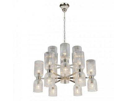 люстры newport 3640 3646+6/c , люстра, nickel clear glass d60*h45/150 cm е14 24*40w, доставка по Казахстану 